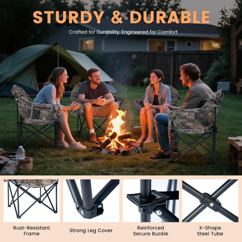 NestUp Heated Outdoor Camping Chair