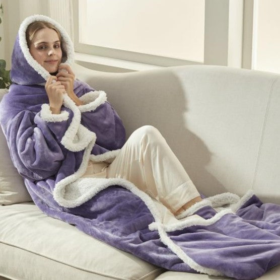 Nest-Up Wearable Electric Heated Blanket